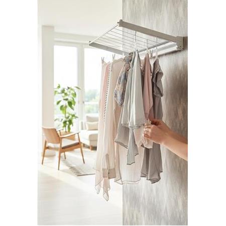 Askur 65 cm Duvara Monte Katlanır Çamaşır Askısı